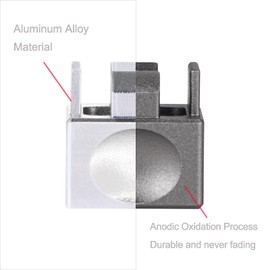 New Fashion Kingdom Metal Switch Opener Mechanical Keyboard Keycaps Lubricate Aluminum for Kailh - Gray