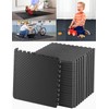 Kangler Puzzle Exercise Mat, 20 Tiles Foam Interlocking Exercise Mats