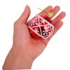 Ciieeo 6pcs Xmas Hanging Balls with Snowflake Pattern Compact Christmas