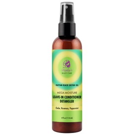 Doyley's Haitian Black Castor Oil Mega Moisture Leave-In Conditioner Detangler 4oz | Chebe Powder, Rosemary, Peppermint