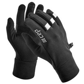 CEP - WINTER RUN GLOVES | Dünne Handschuhe für warme Hände bei kaltem Wetter für Damen und Herren in schwarz Größe S