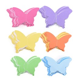 3 Pcs 3D Paper Butterflies - Butterfly Party Decorations, Purple Bunting, Fairy Party Decorations, Butterfly Decorations, Butterfly Birthday Decorations, Flying Butterfly (Pink)