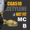 AWLOLWA Oxygen & Acetylene Regulators - Compatible with Medium Duty