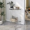 Carzi-Crea Acrylic Console Table 11.8" D x 23.6" W x