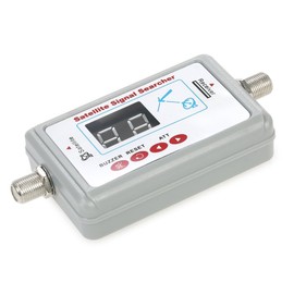 Satellite Signal Finder, Digital TV Antennas Receiver Searcher 950-2150MHz LCD Display Aerial Signal Tester for Positioning