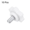 HARFINGTON 10pcs Star Knobs M6 x 10mm Male Thread 25mm