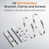 QILIPSU Pole Mounting Kits, 304 Stainless Steel 6.9" x 1.9"