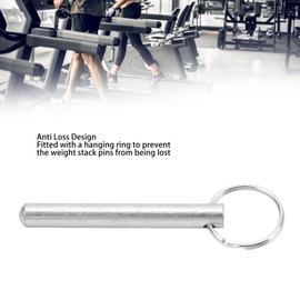 Keenso Weight Stack Pin Drop Set Pins Weight Pin with Pull Rope for Commercial Gym or Home Gym (8 * 50)
