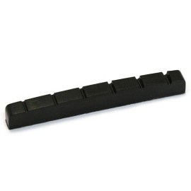 Aftermarket ECO-NUT-FB Slotted Black Plastic Nut for Fender Guitar