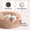 Bedsure Calming Dog Bed Medium Size Dog - Donut Washable