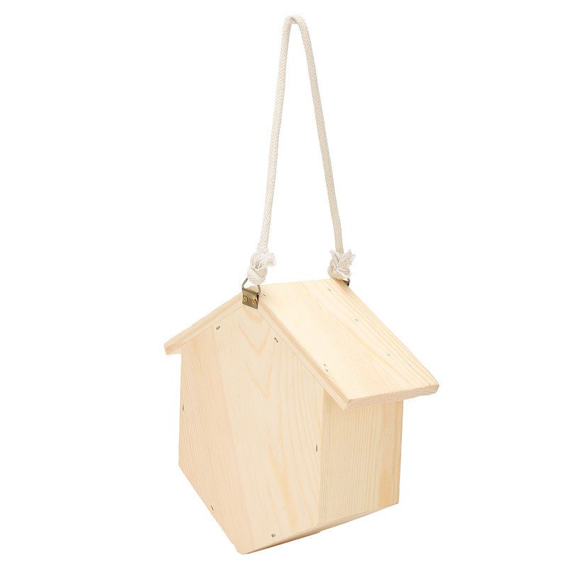 Wooden Bee House Decorative Hanging Insect House Insect Hotel for
