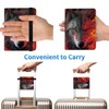 Fire Wolf PU Leather RFID Blocking Passport & Vaccine Card
