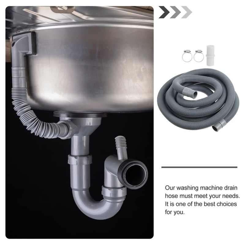 Washer Drain Hose Extension Set 5 Meters Washing Machine Replacement