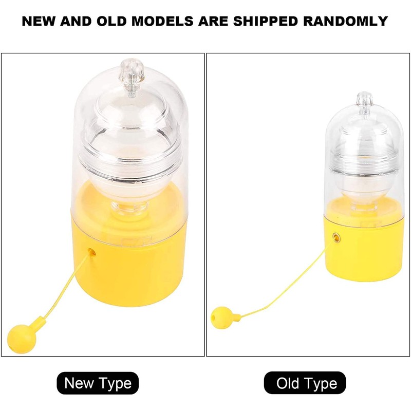 Egg Maker, Egg Scrambler Shaker Whisk Hand Operated Golden Egg