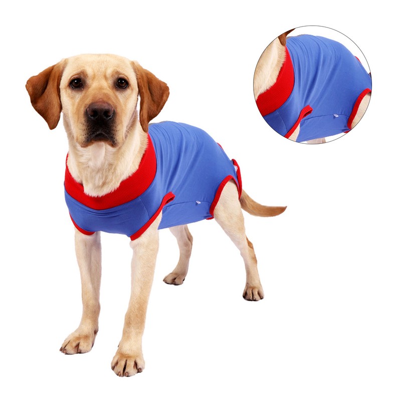 Dog Recovery Suit Stretchy Prevent Licking Adjustable Pet Post Surgery