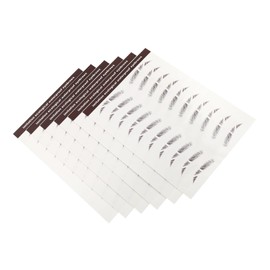 FRCOLOR 6pcs Hair-like Eyebrow Stickers for Natural Brows Easy Application for Sparse Over-plucked Eyebrows and Dmta