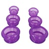 6pcs Silicone Cupping Set High Transparency Wet Absorption Negative Pressure