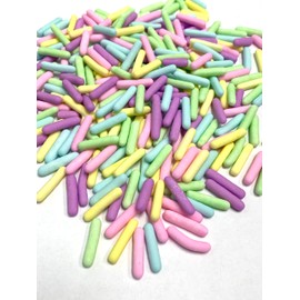 COOL MOM SPRINKLES Easter Sprinkles (4 oz.) – Themed Sprinkles for Decorating Easter Cakes, Cupcakes, Cookies & Desserts – Mixed in the USA/Gluten-Free (Pastel Rods)