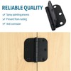 6 Pack 3 Inch x 3 Inch Door Hinges, 5/8"