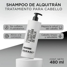 Shampoo De Alquitran De Hulla Isrant Beauty 480ml