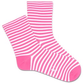 K. Bell Socks Ladies Hydrating Microfiber Crew Sock 1 pair per pack, Rose, Women's shoe size 4-10