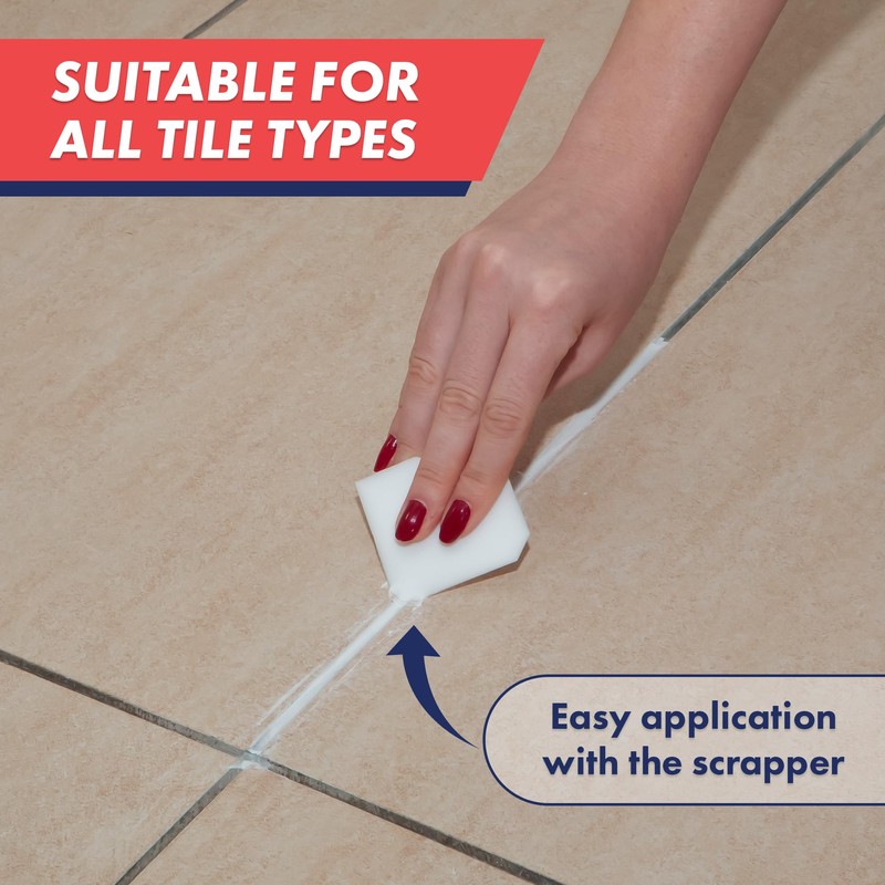 ZippySolve Tile Grout, Repair Kit, Restore & Renew Tile Joints
