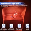 UHANBUT USB LED Car Interior Atmosphere Light, Plug-in USB Touch