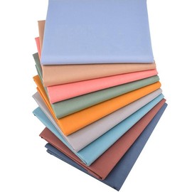 BrightGlow Cotton Fabric Pack of 9 25 x 25 cm Cotton Fabric Sold by the Metre Patchwork Fabric Package Fabric Scraps for Sewing Cotton Fabric Bundle Cotton Cloth for Patchwork Quilting DIY Crafts Pure