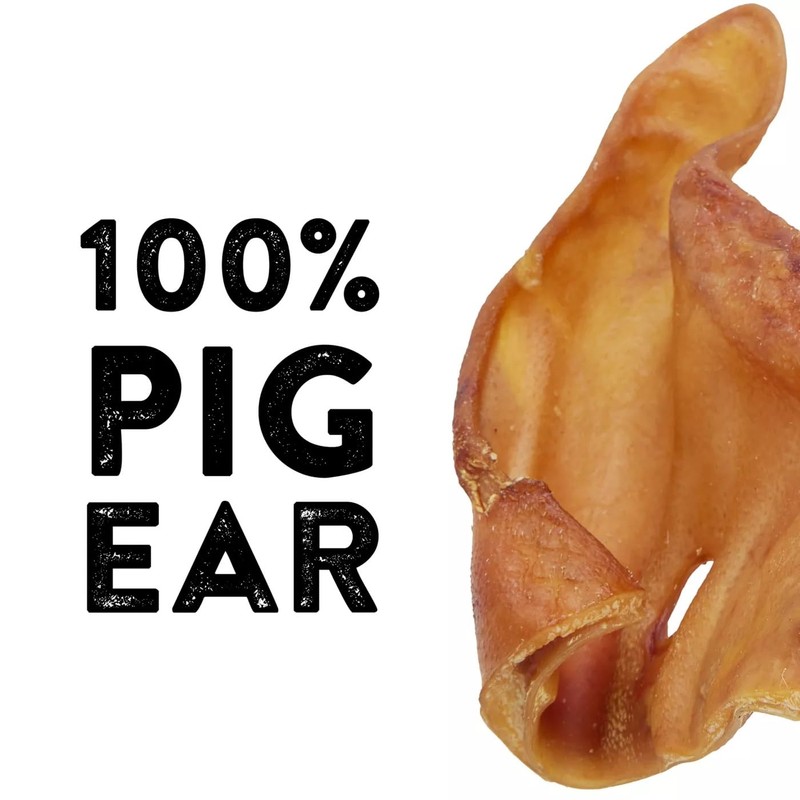 DENTLEY'S Nature's Chews Full Pig Ear Dog Chews