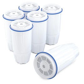 Upgraded Water Filter Replacement for Zero Pitcher and Dispenser ZR-001 ZR-004 ZP-006 ZR-017, Multi-Stage Filter System, Effectively Reducing Lead, Chromium, PFOA, and PFOS Contaminants, Pack of 6