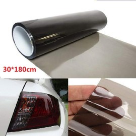 Riloer Car Light Film, Tint Vinyl Film for Headlight, Rear Light, Taillight Fog Lamp, 30cm*180cm, Light Black
