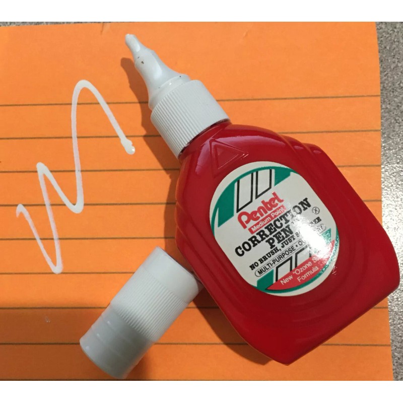 Pentel Correction Pen- Medium Point- Squeeze Bottle