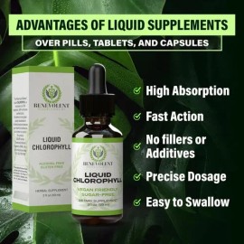 Clorofila Líquida Sabor Menta 100% Natural Energía