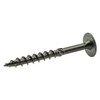 Flat Head Screws Black 8 x 80-50 Pieces Including Bit