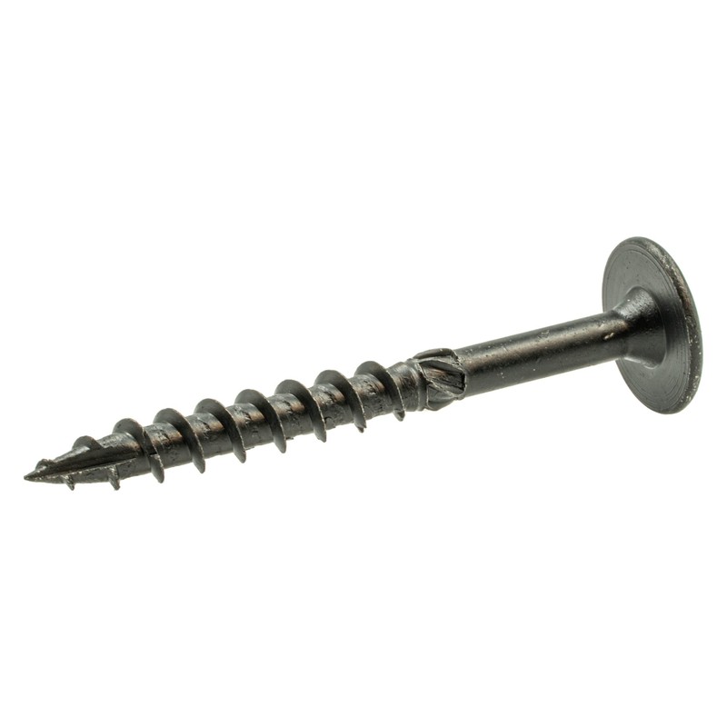 Flat Head Screws Black 8 x 80-50 Pieces Including Bit