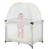 L RUNNZER Pack N Play Tent, Baby Crib Tent to