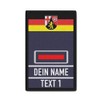 Copytec #40408 Rank Patch Fire Brigade Fire Master RLP Rank Volunteer Your Name