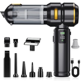 Portable Cordless Mini Handheld Car Vacuum Cleaner,With Digital Display