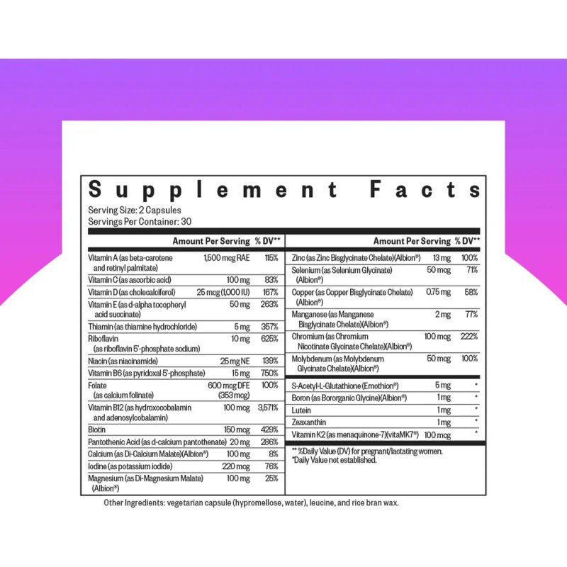 Seeking Health Prenatal Essentials Multivitamin Vegetariano