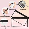 zandfelo 8 Pack Clear Zipper Pouches Pencil Pouches, PVC Makeup