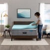 Beautyrest Cool Wave Plus Convoluted Pressure-Relieving Memory Foam Mattress Topper,