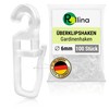 Rollina Clip Over Hooks Transparent Pack of 100 | Curtain