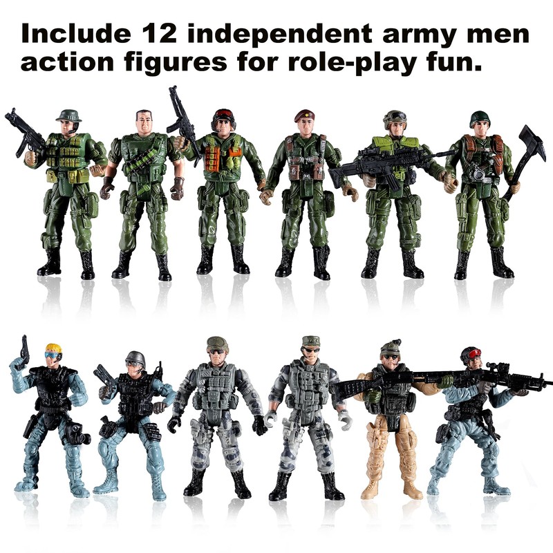 US Army Men and SWAT Team Toy Soldiers Action Figures
