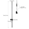 Ditoon RC Dimmable Modern Plug in Wall Sconce Set of