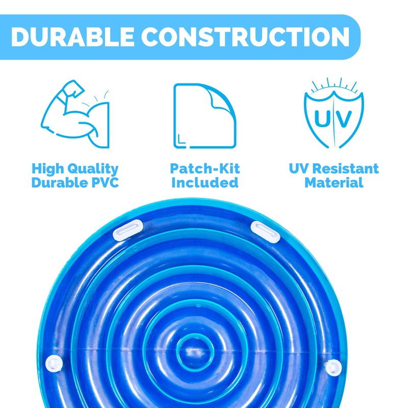 SOLSTICE Inflatable Pool Lounger Float for Relaxation – Raft for