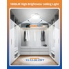 wowatt 2Pcs Motion Sensor Ceiling Light Wired, 3000K/4000K/6000K Selectable Motion