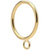 48Pcs 1.2-Inch Inner Diameter Metal Curtain Rings with Eyelets,Fits Up