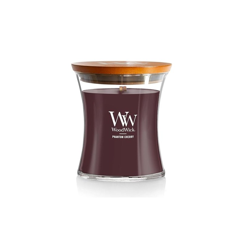 WoodWick Phantom Cherry Medium Hourglass Candle
