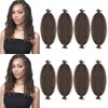 Synthetic Cuban Twist Hair Extensions for Women Braiding Hair8 Pack