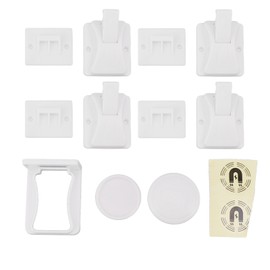 Child Safety Locks Prevent Hands Injuries Punch Free Magnetic Cabinet Locks for Drawers Type 2